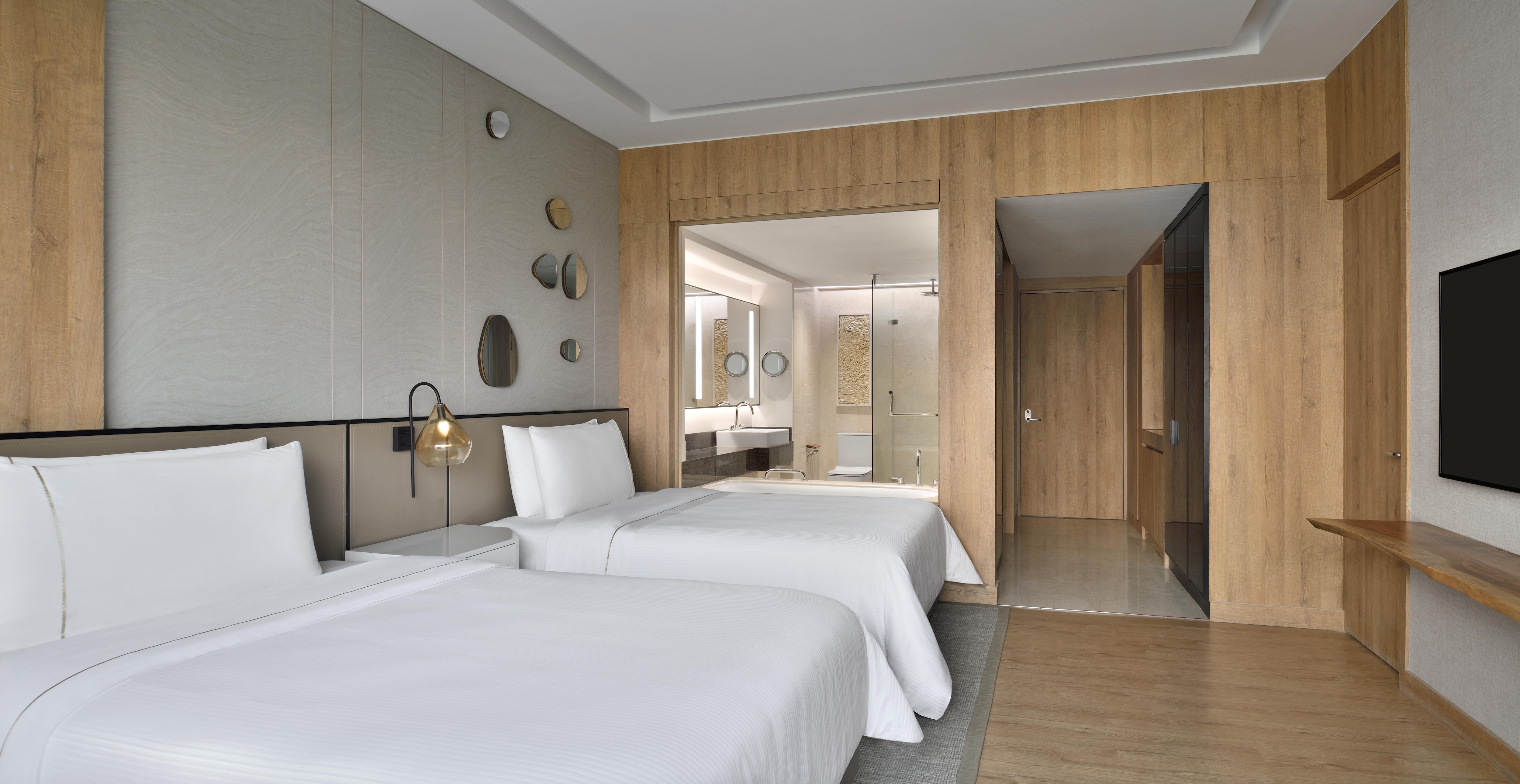 Larger Guest Room 2 Double Bed Hill View 1