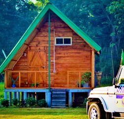 Wooden Cottage Air Conditioned
