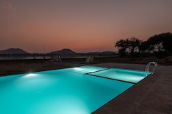 Private Cottage with Pool by Roamhome, Udaipur