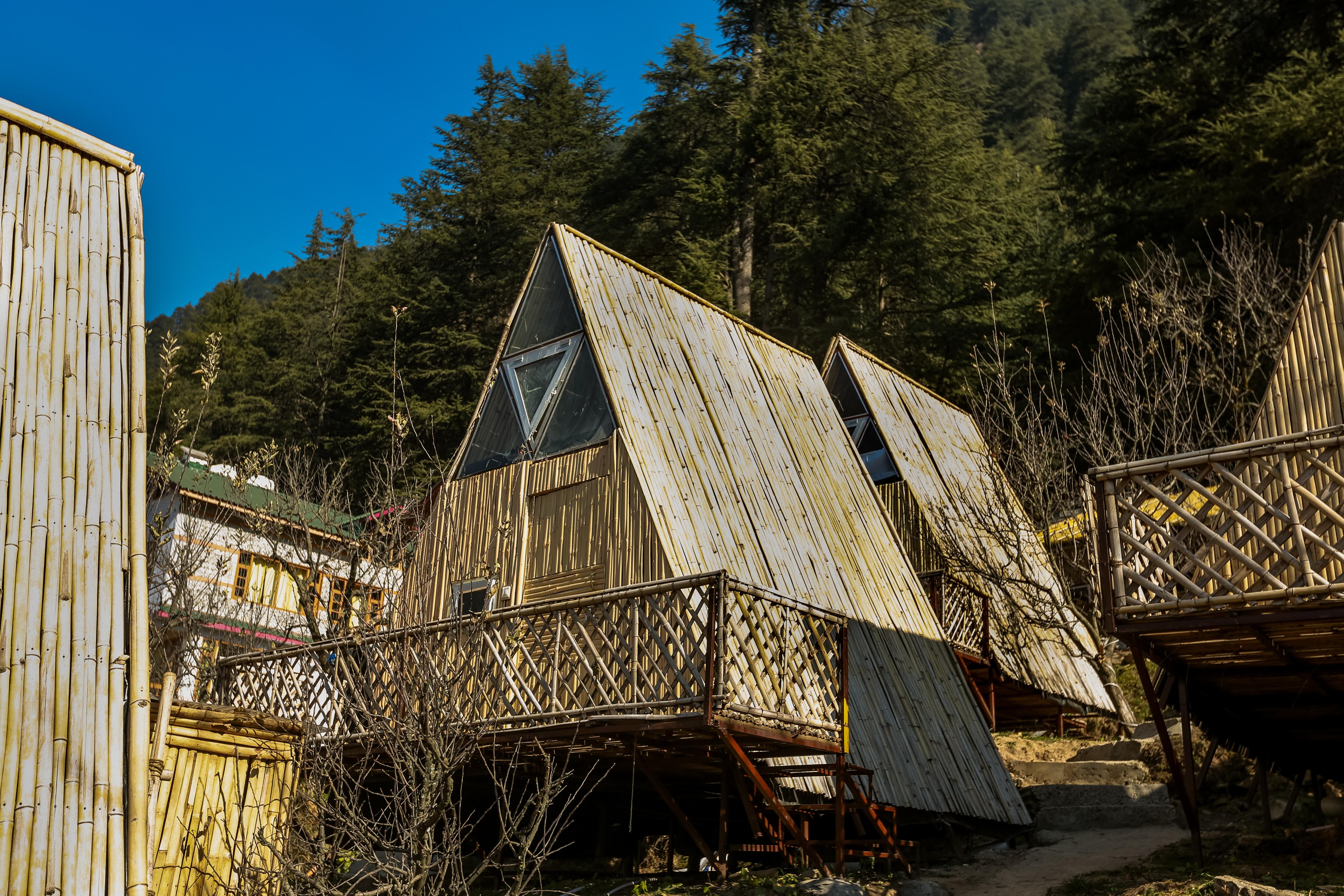 Khwahhish Bamboo Huts Manali - Tap to explore photos