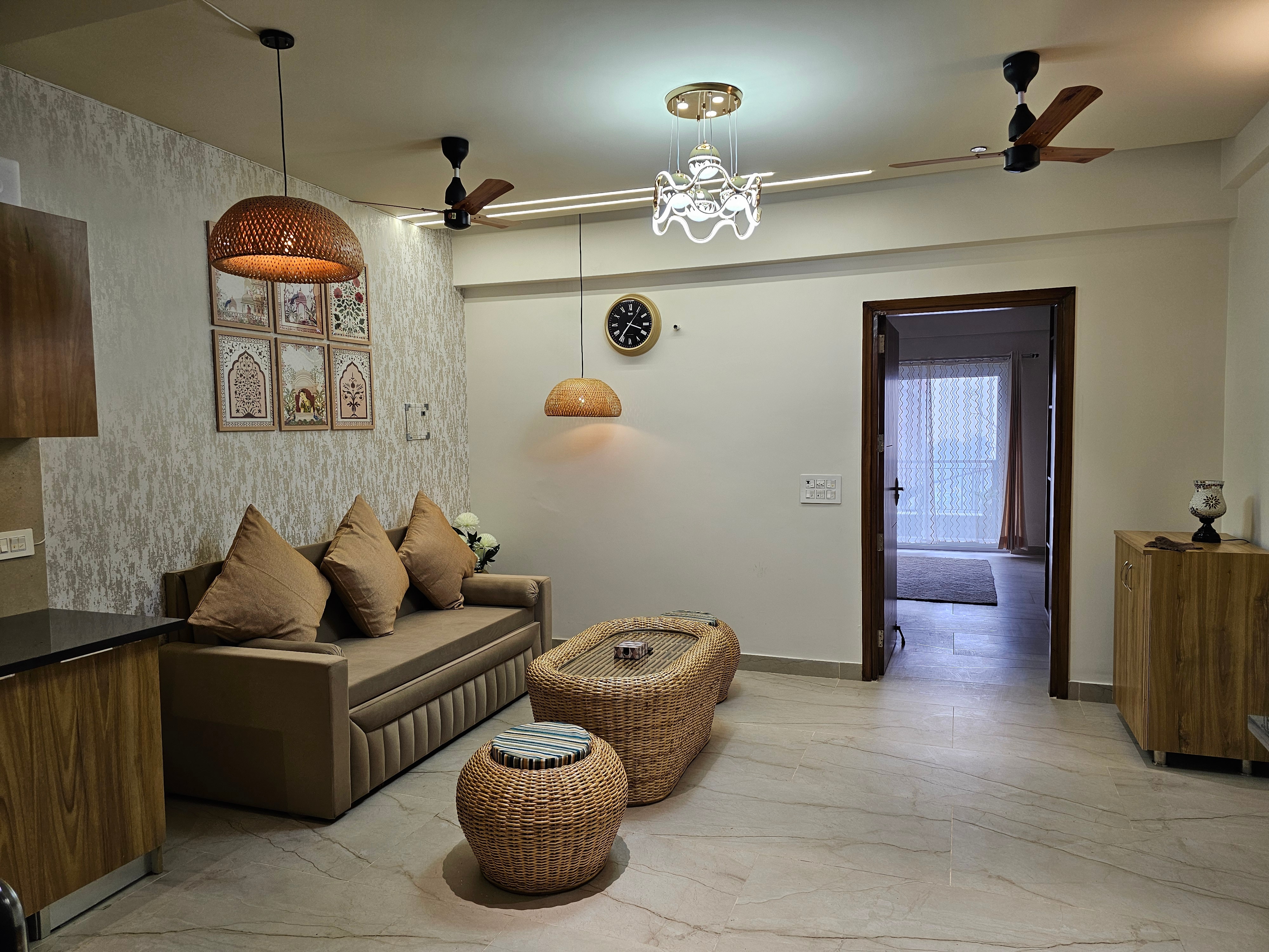 The Barrum   Cozy 1BHK Apartment in Kuthal Gate - Tap to explore photos