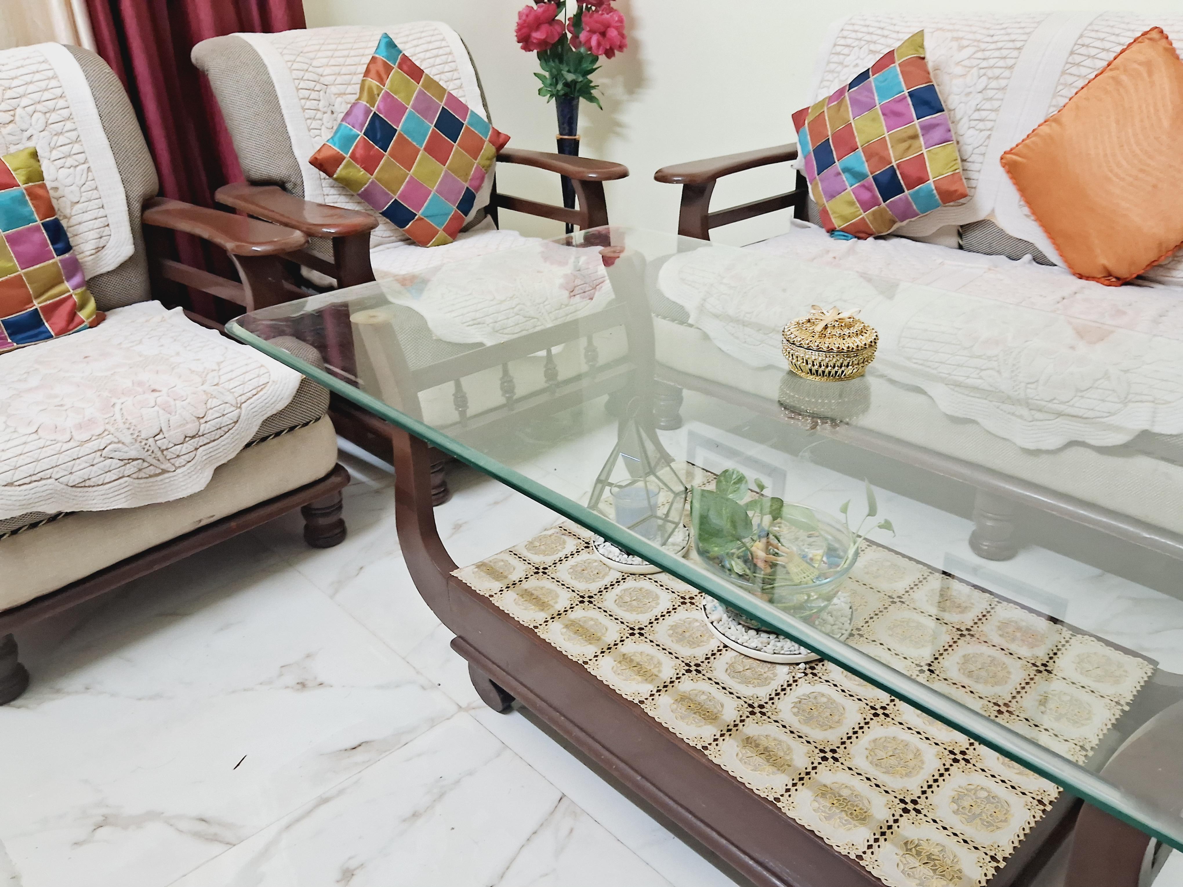 Aparna's home cozy living - Tap to explore photos