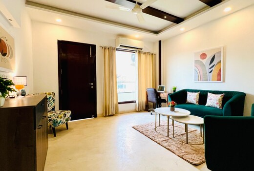 BluO 1BHK City Centre - Balcony, Lift, Terrace