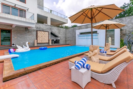 Have a Splash in the Outdoor Pool