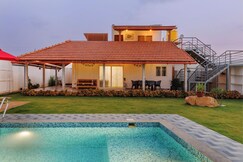 The Dew Drop Villa 3BHK Pvt Pool Lawn, Magadi