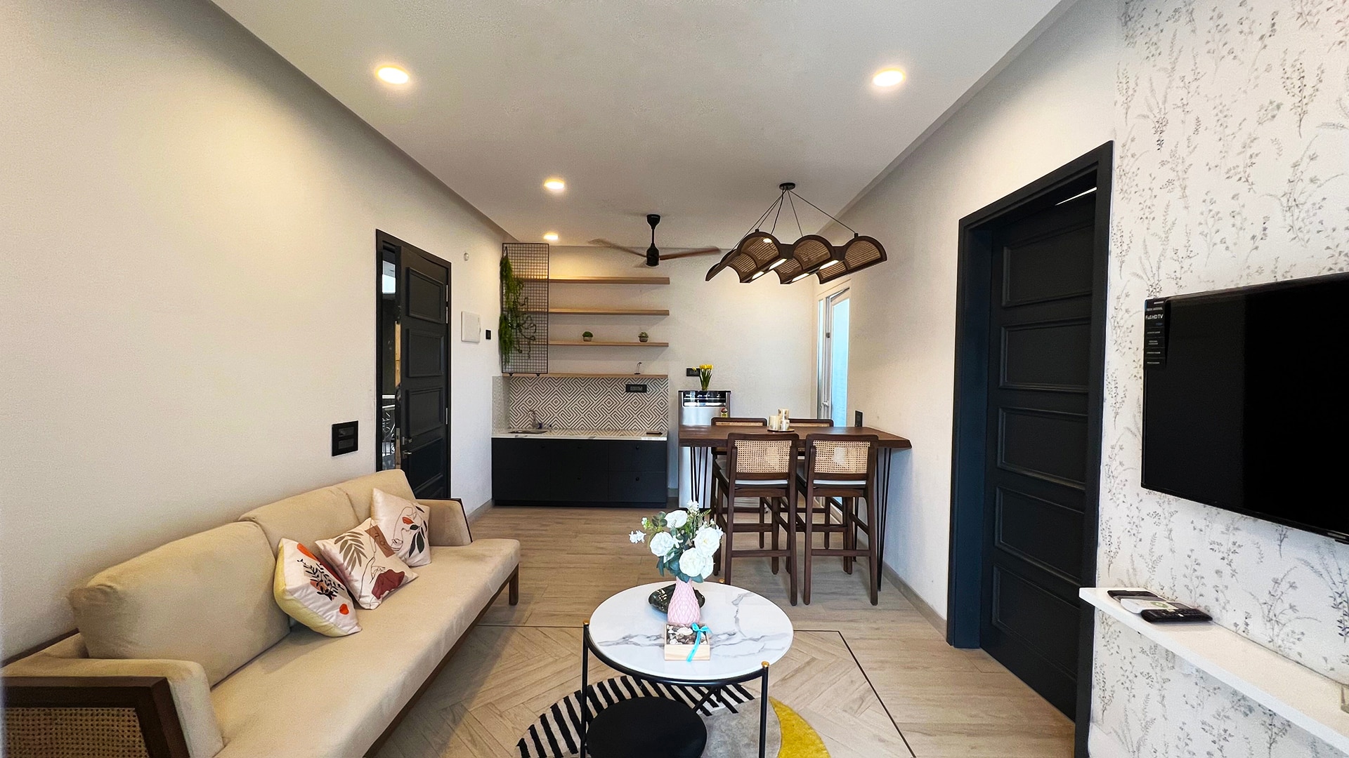 Calangute heights fully furnished 1BHK apartment 003 - Tap to explore photos