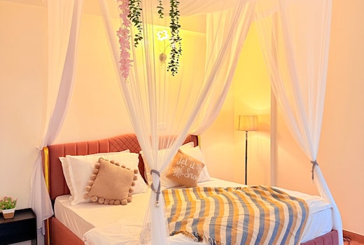 Stylish 2BHK Suite with Romantic Jacuzzi Bliss