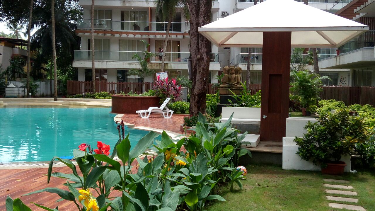 Goa Holiday Home|2 BHK Apartment with Pool - Tap to explore photos