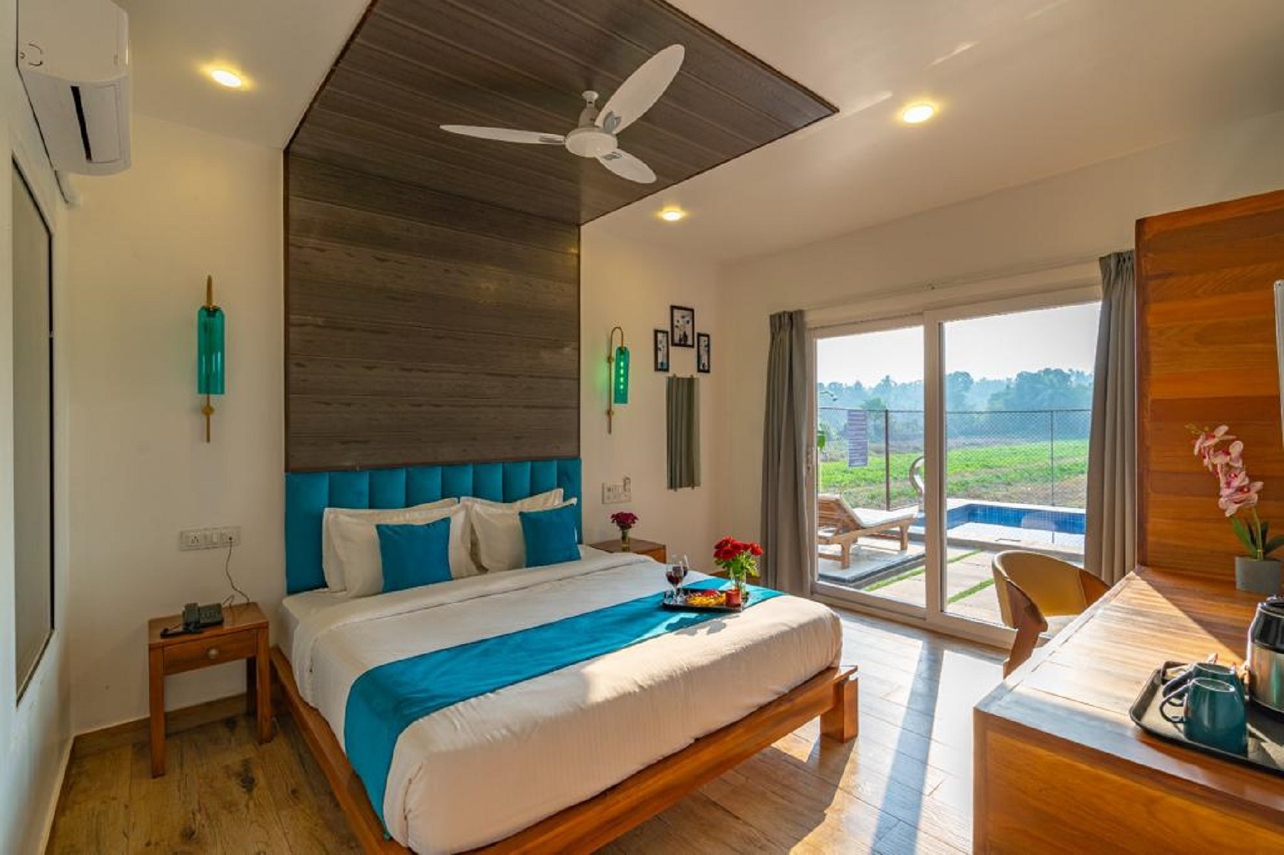 Raya Entire 3BHK Common Pool Villa  - Tap to explore photos