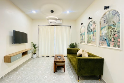 Candolim 1BHK Work Beach Long Stay Ready A104