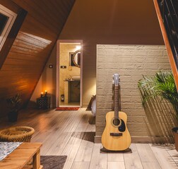 A-frame Log Cabin (Cottage w/ Attic)