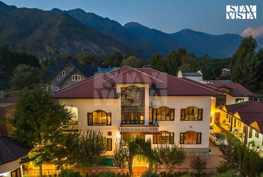 StayVista at Dusk @ Wooden Arches