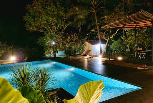 Orchid Villa Pickleball Court Pool Kashid Beach