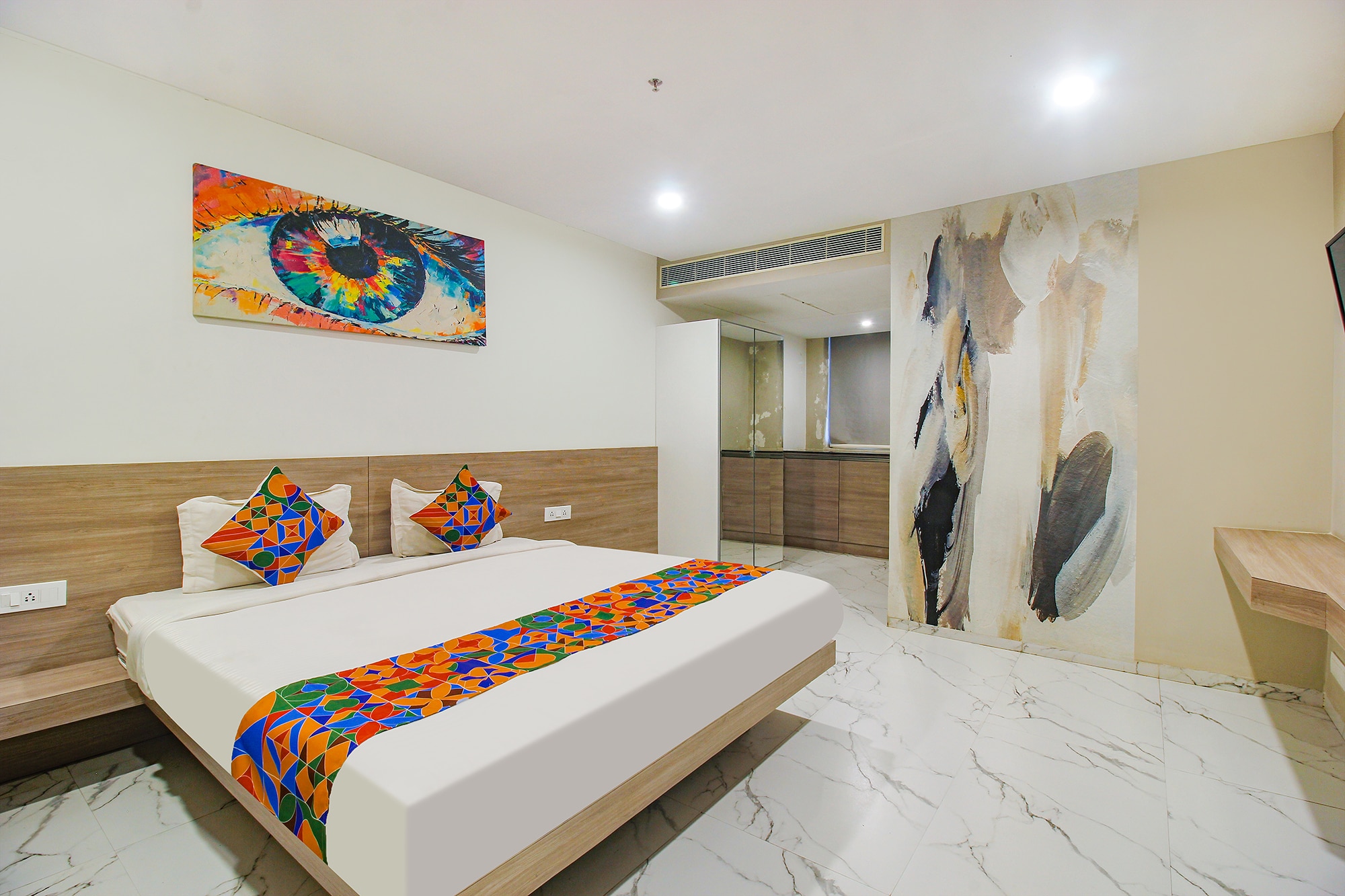 FabHotel SSR Fern Suites - 100M from GSM Mall Madeenaguda - Tap to explore photos