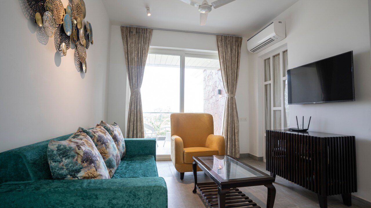 1 BHK- The Calissa-Calangute-Peaceful-Wifi-Pool - Tap to explore photos