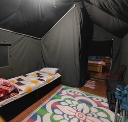 Family Tent with Attached Bath