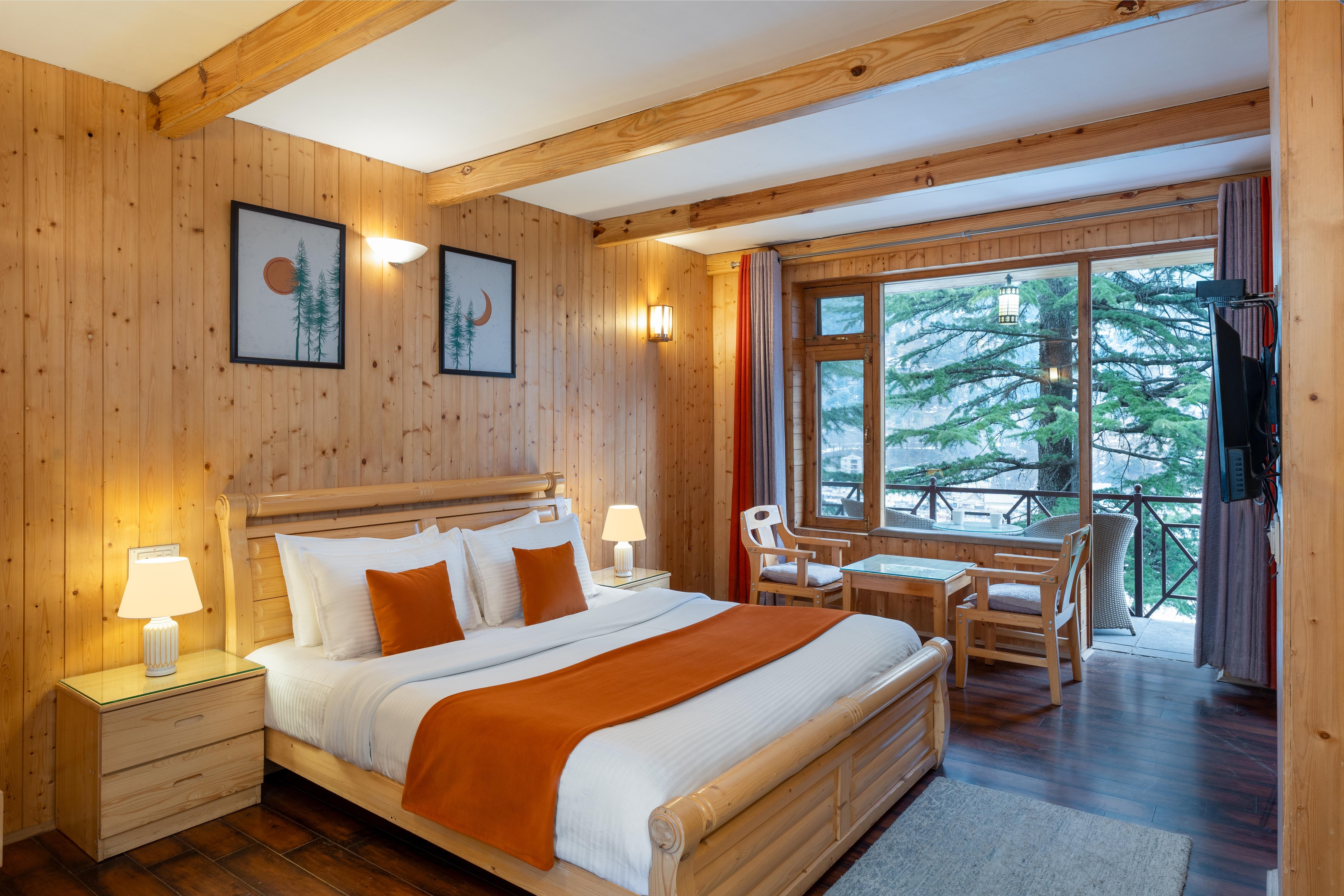 The Pine Chalet | Mountain View Rooms - Tap to explore photos