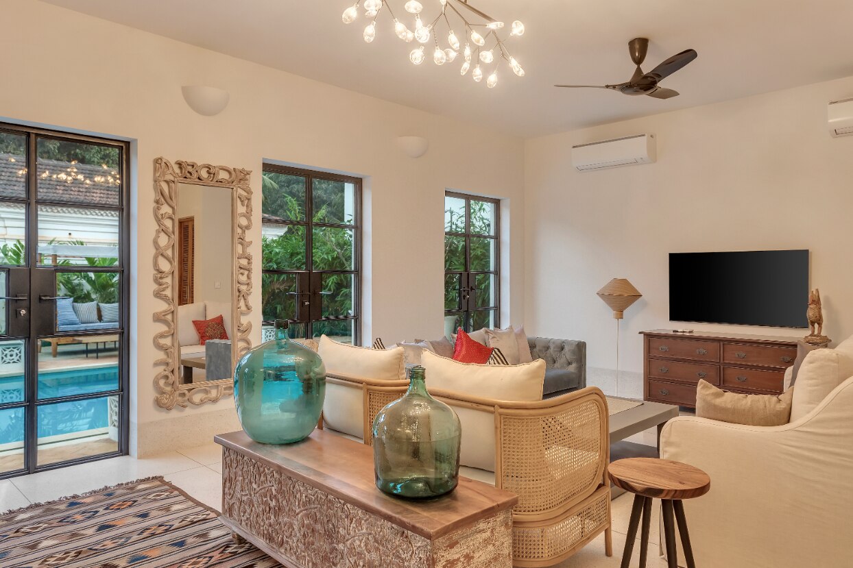 Hireavilla | Casa Brilhante - 4BHK Villa with Private Pool & Garden - Tap to explore photos
