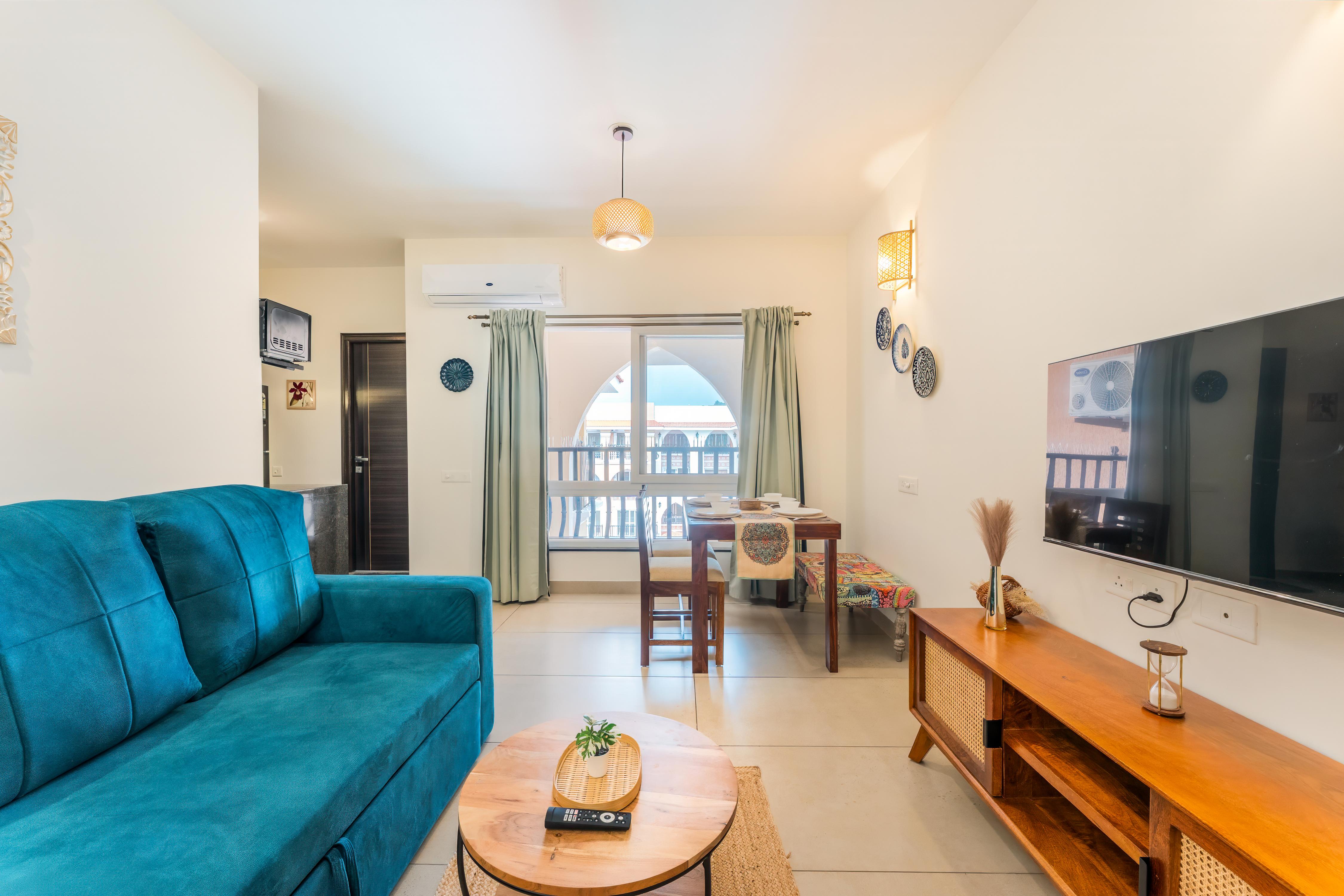 Sereno Emerald 1 bhk w/pool, games zone & gym - Tap to explore photos