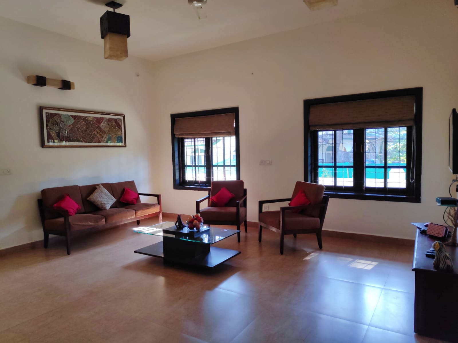 Beach villa at Morjim Beach with Cook & Caretaker - Tap to explore photos