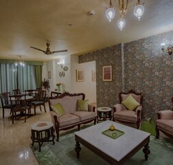 Living Area with Balcony