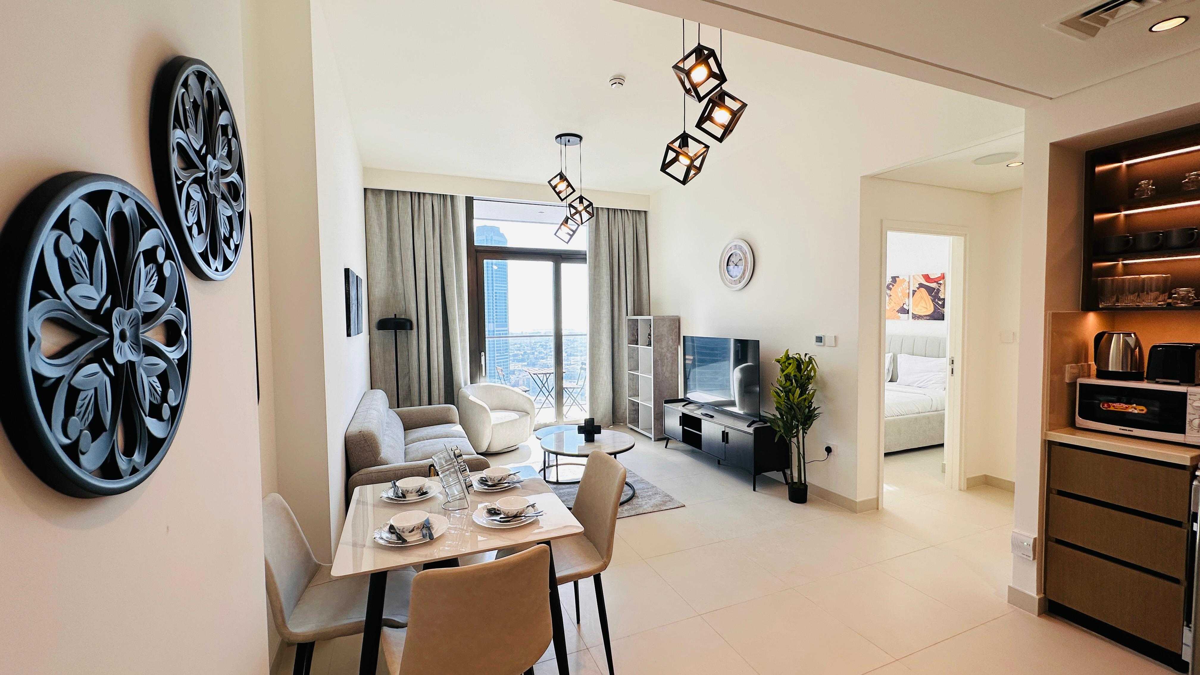 OYO HOME 1349 Burj Crown Luxury 1bed Apartment - Tap to explore photos