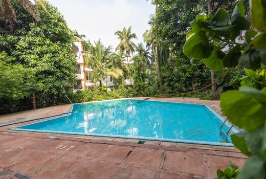 Spacious 1BHK w  Balcony   Pool View near Anjuna