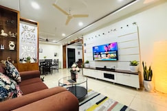 Modern 3BHK Apartment with City Skyline View, Hyderabad