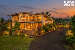 StayVista at The Glass House w/ Pool & Gazebo, Kolad