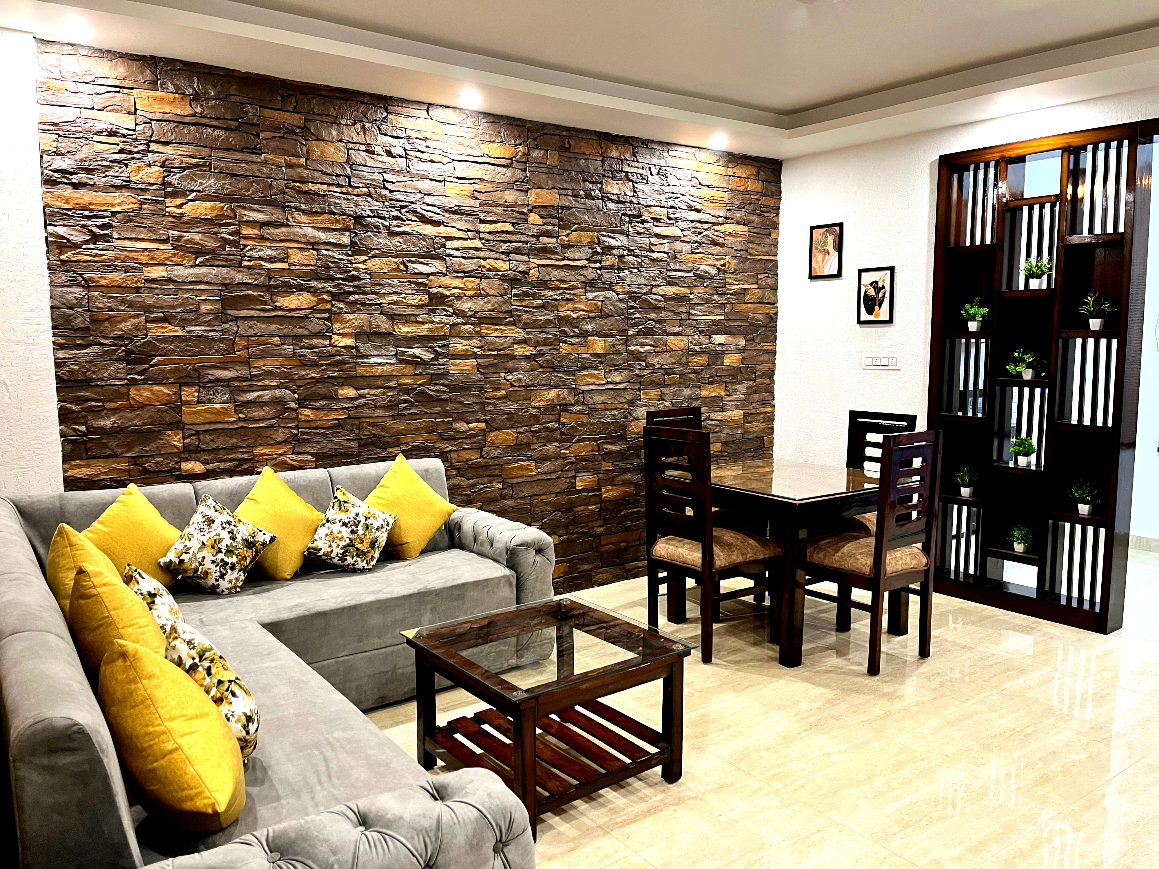 One Earth Homes Luxury 1BHK Apartment in Tapovan - Tap to explore photos