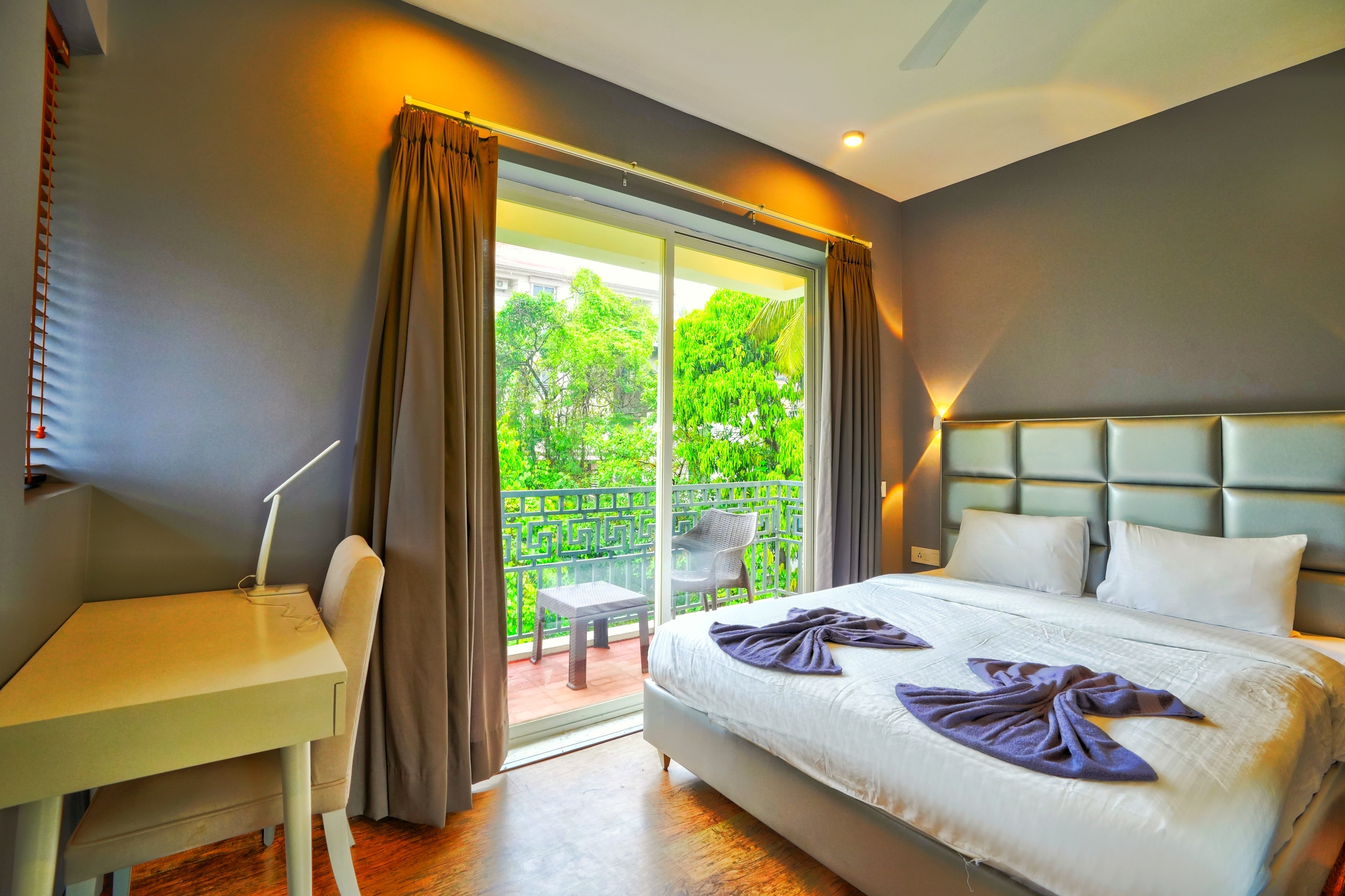 lux and cozy 1 BHK serviced apartment in North Goa - Tap to explore photos