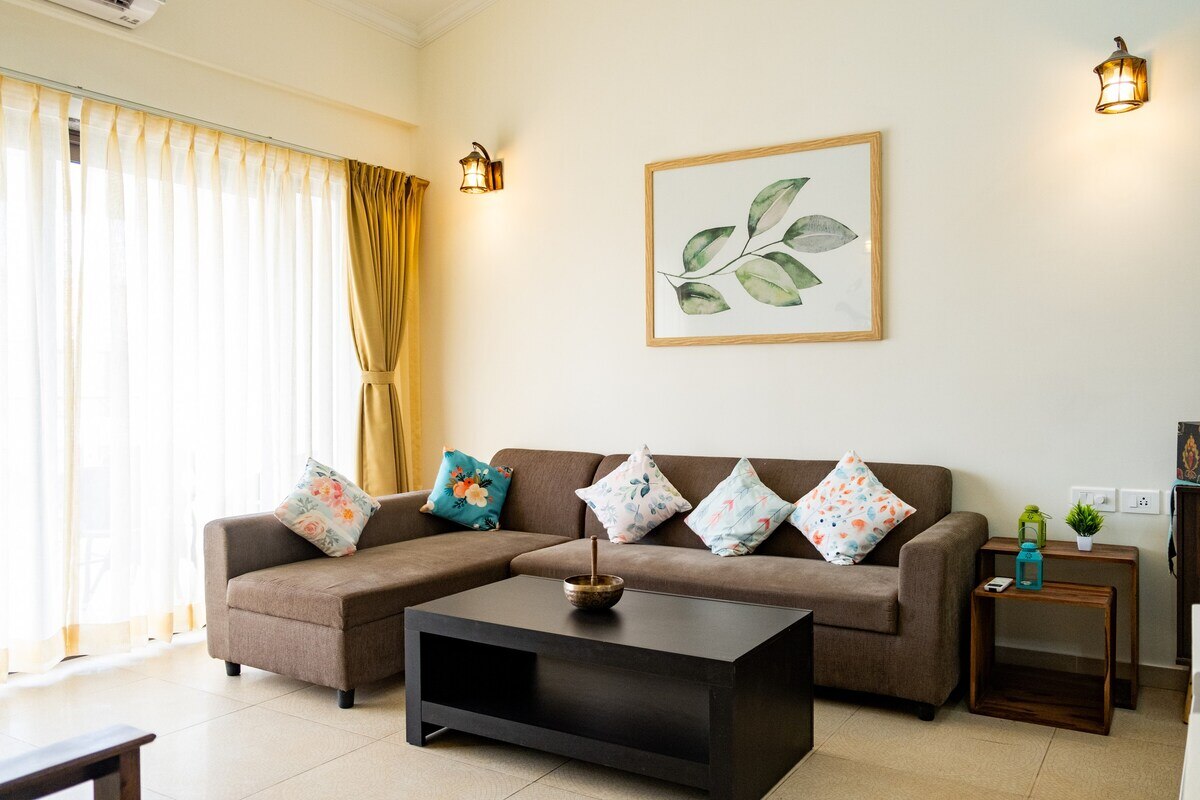 Serene 2bhk Apartment at Baga - Tap to explore photos