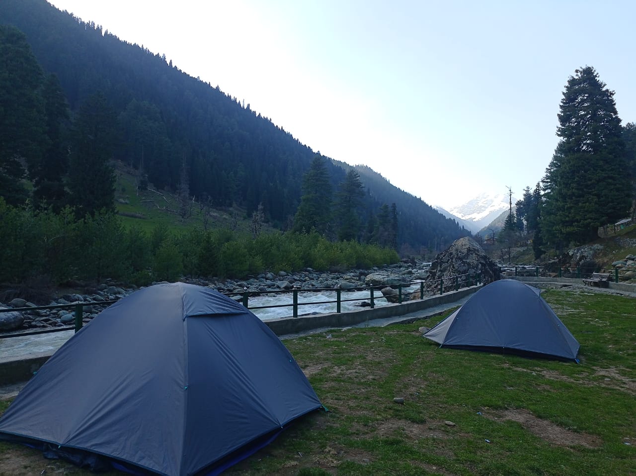 Pahalgam Camps - Tap to explore photos