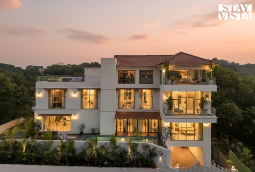 StayVista at Moonstone Villa w/ Pool, Rftp Jacuzzi