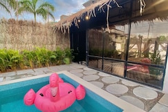 Glass house with pool in Lonavala by Miracle resort, Lonavala