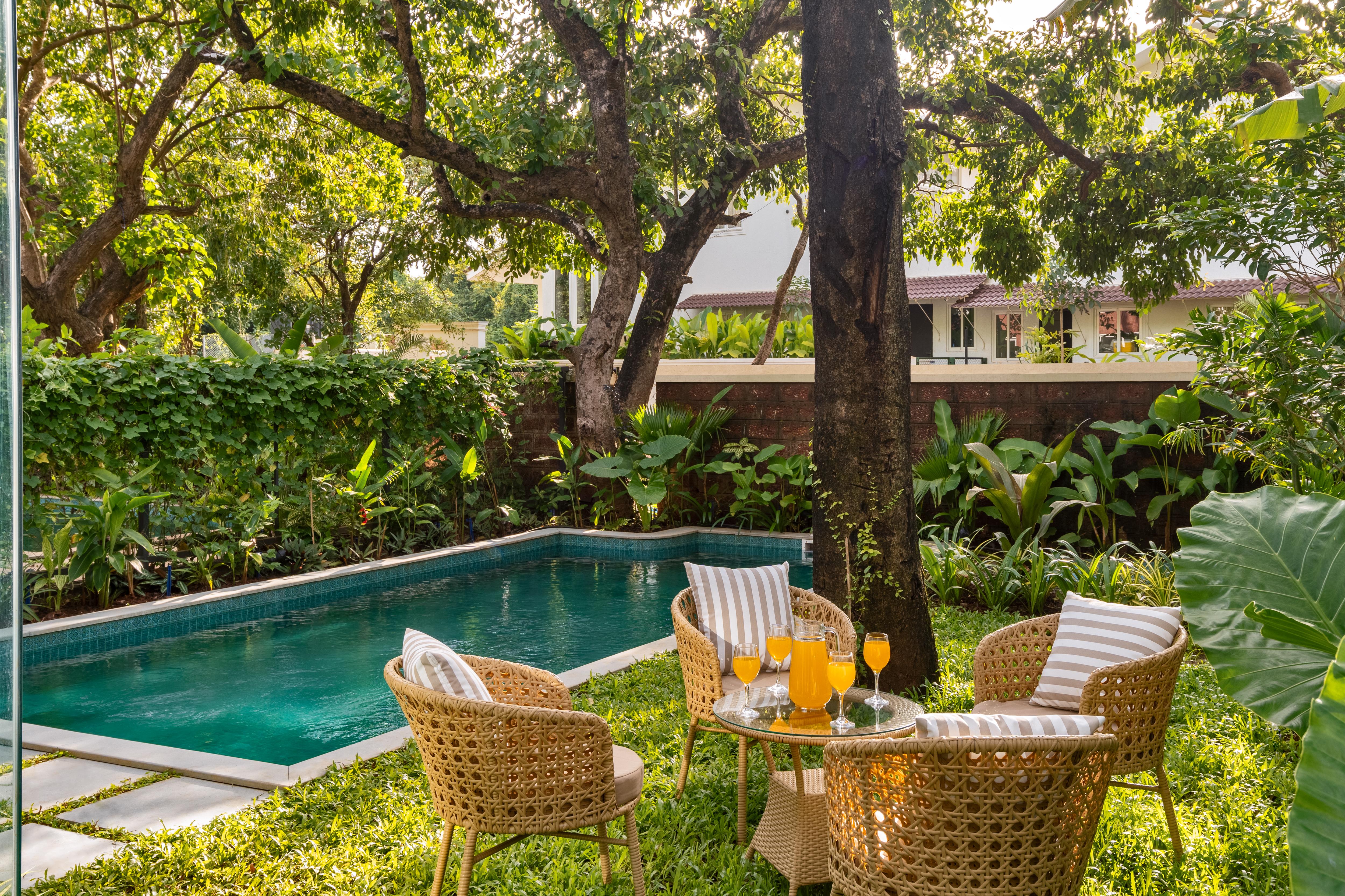 La Dora 3 BHK Private Pool Villa at Vagator by The Blue Kite 12 - Tap to explore photos