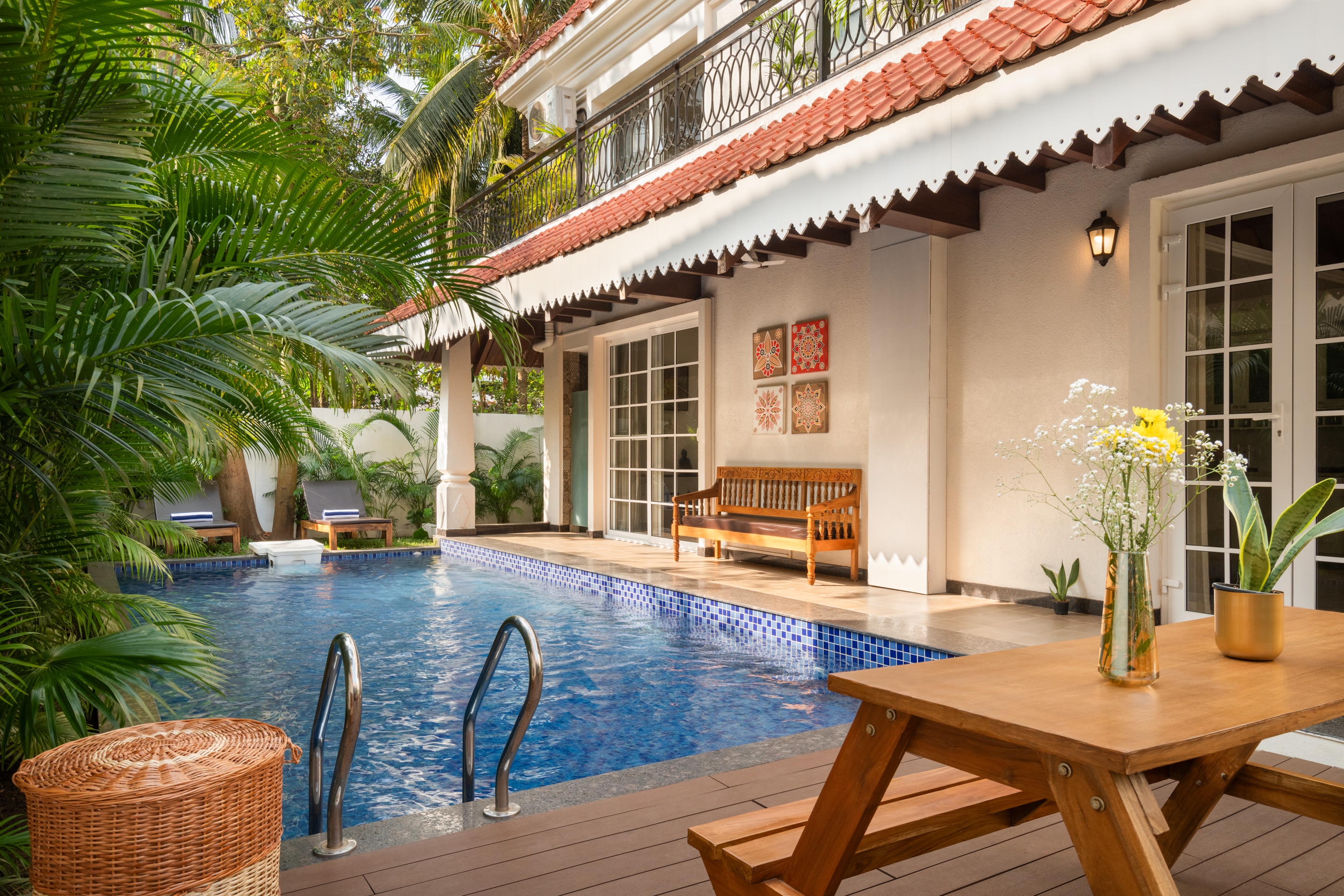 SaffronStays Saligao's Secret - Tap to explore photos