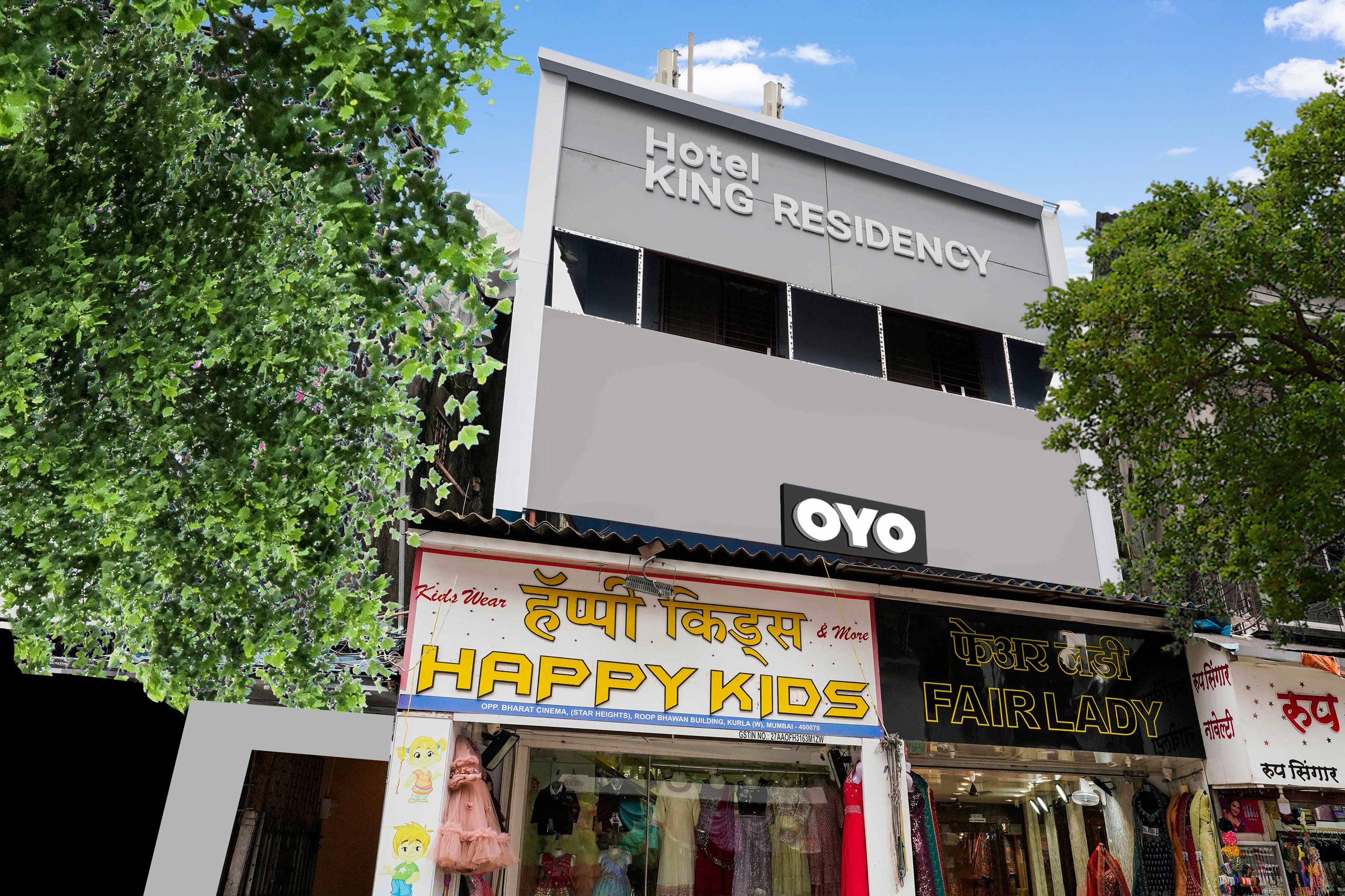 Hotel O King Residency Near Bharat Talkies - Tap to explore photos