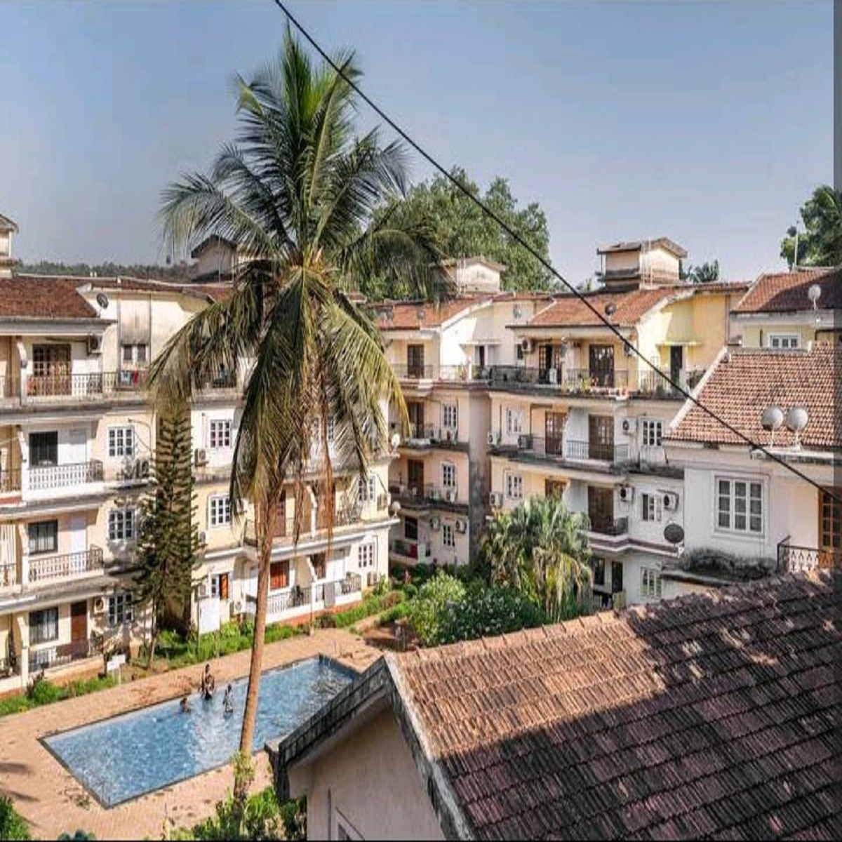 2BHK Fully Air Conditioned Apartment with Private Terrace - Tap to explore photos