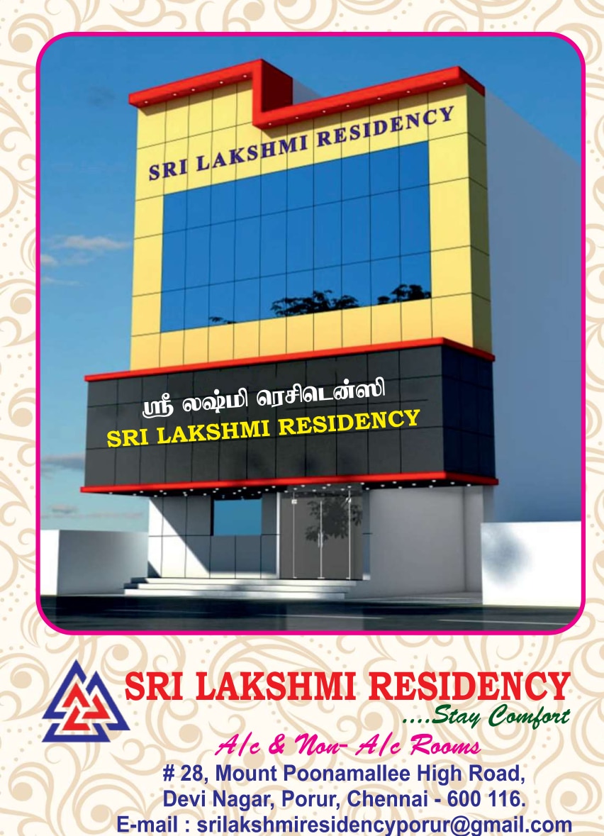 SRI LAKSHMI RESIDENCY PORUR - Tap to explore photos