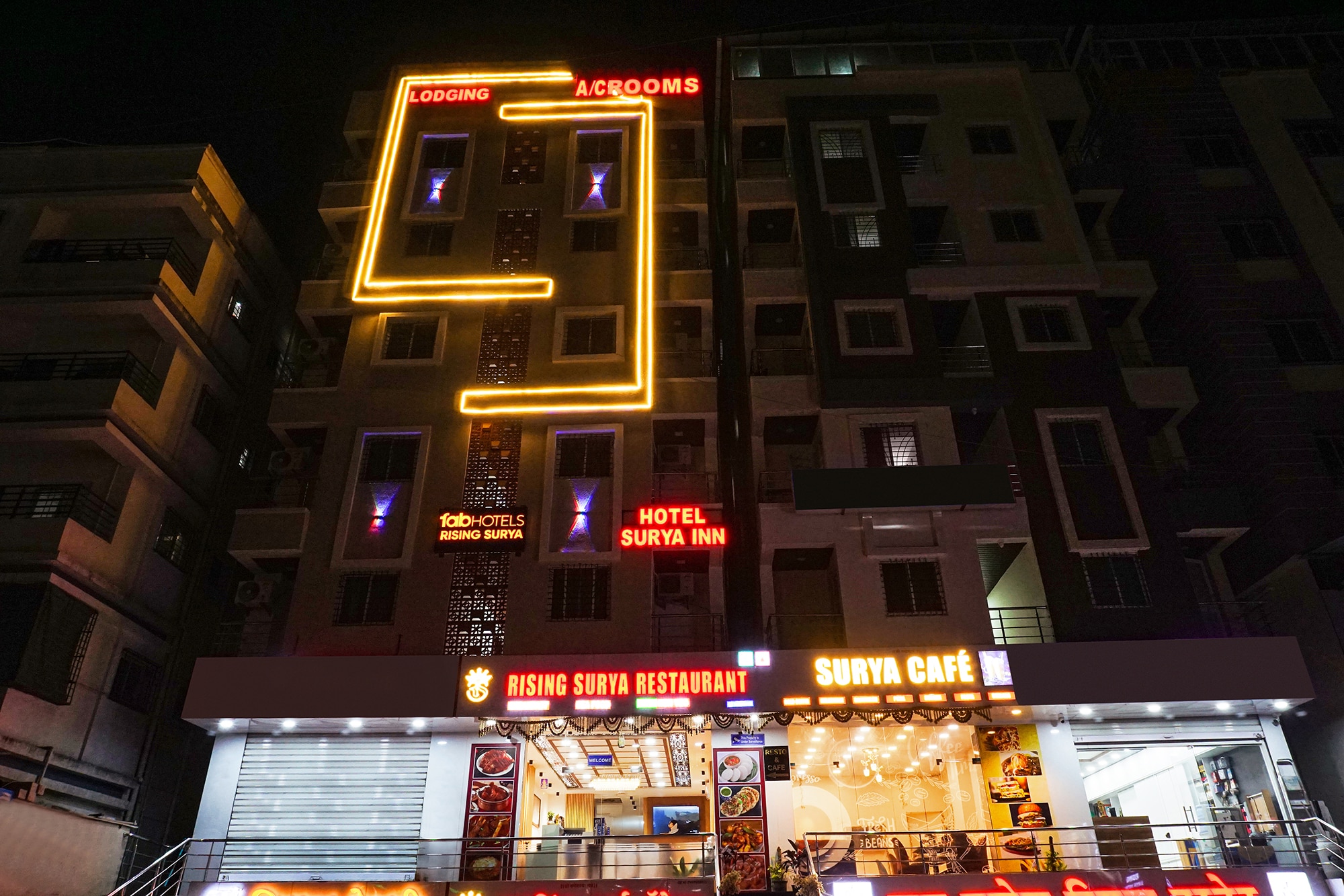 FabHotel Rising Surya - Nr. Embassy Tech Zone - Tap to explore photos