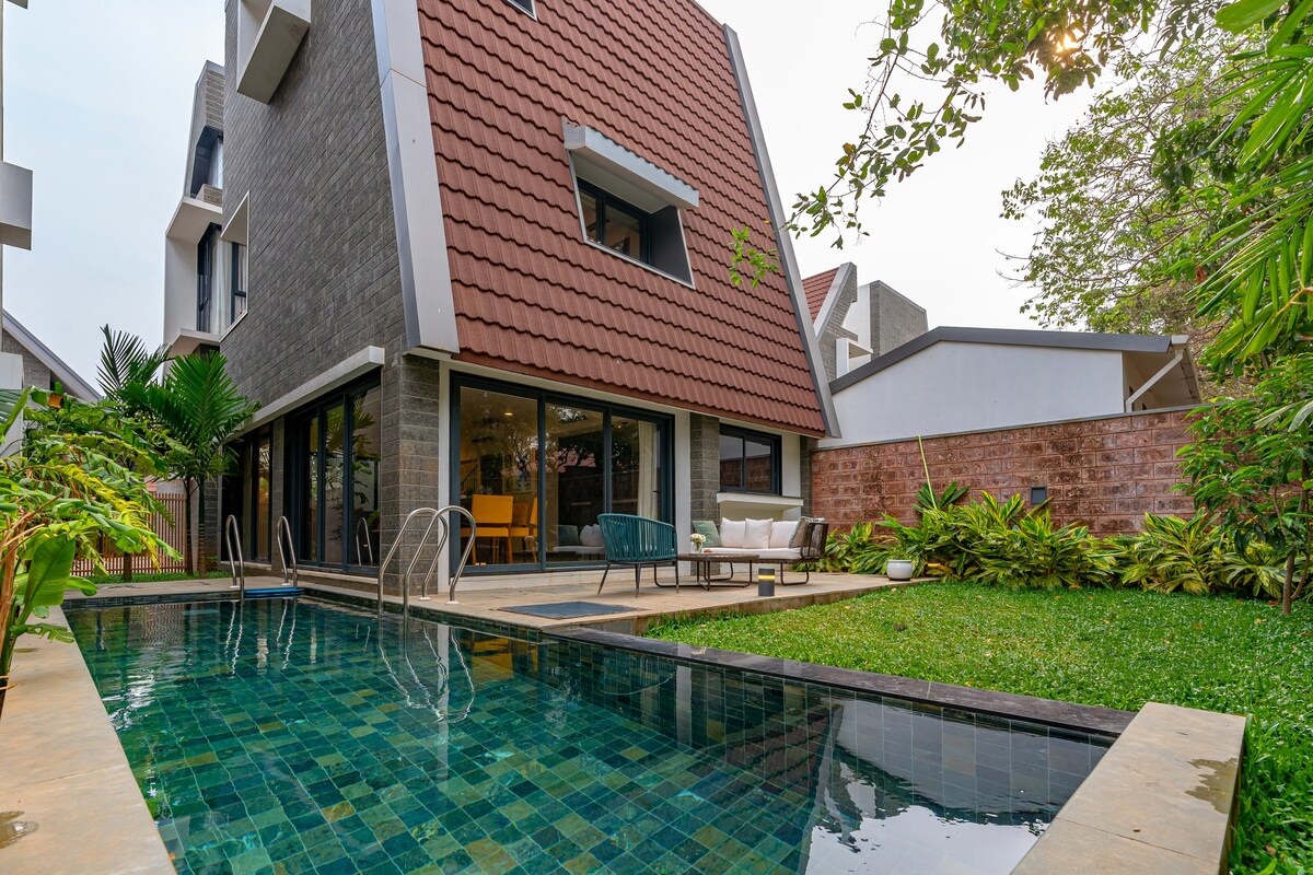 Hireavilla | Ezra - 4BHK with Private Pool in Vagator - Tap to explore photos