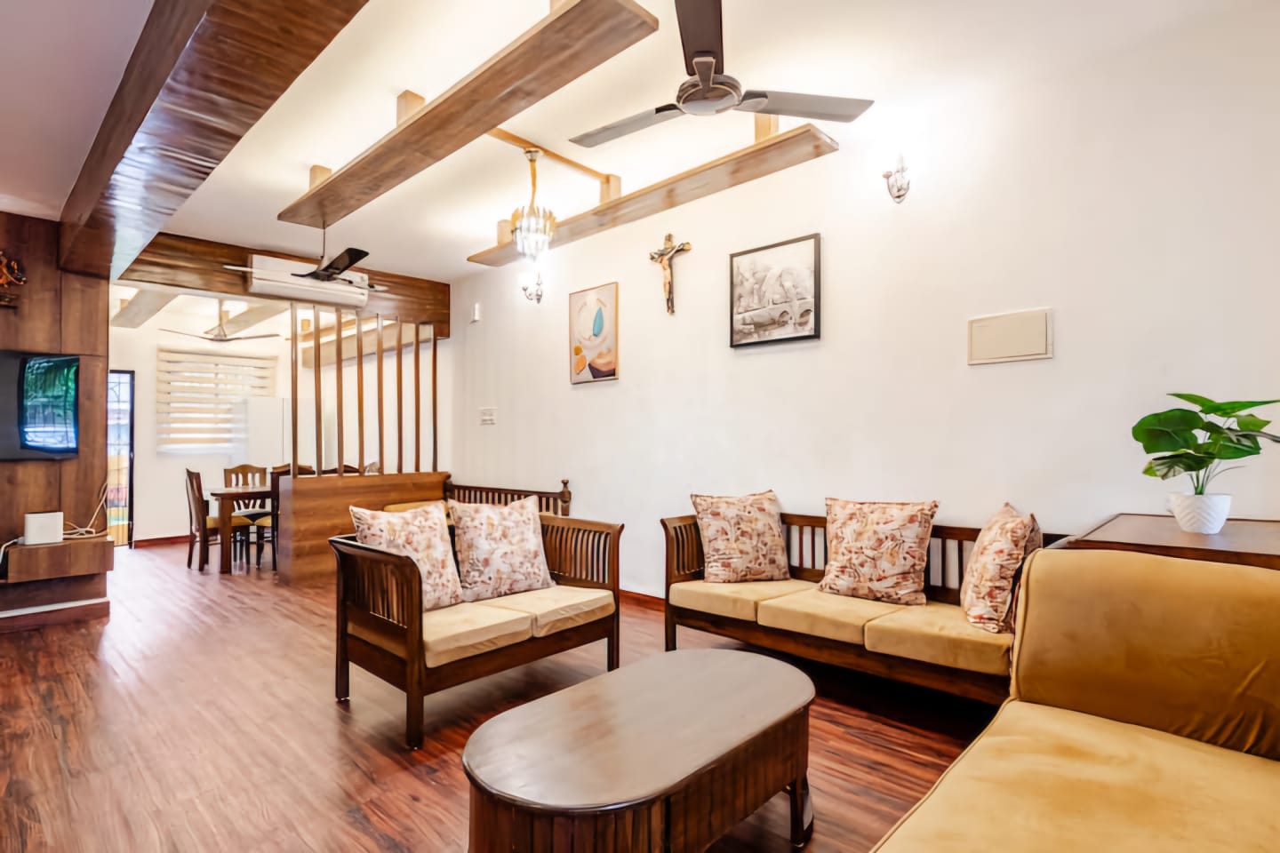 Sky's Heaven - Pvt Pool-Colva-3BR - Tap to explore photos