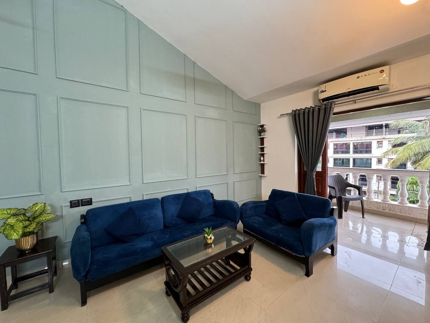 Mosaic Stays 2BHK Apartment with Pool & Garden @Arpora - Tap to explore photos