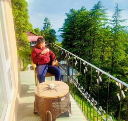 Super Deluxe room with Private balcony and forest view