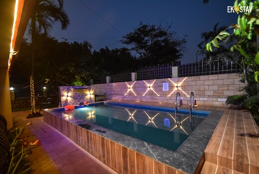 Eko Stay | Hill View 2 BHK Pool Villa