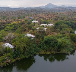Lake Facing Swiss Tents