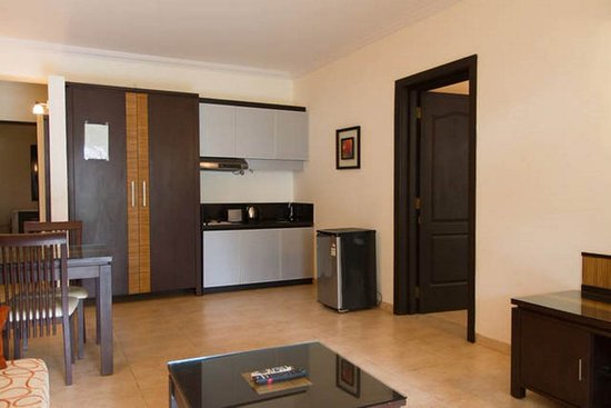 AirStay 1BHK Apartement in Arpora | Shared Pool - Tap to explore photos
