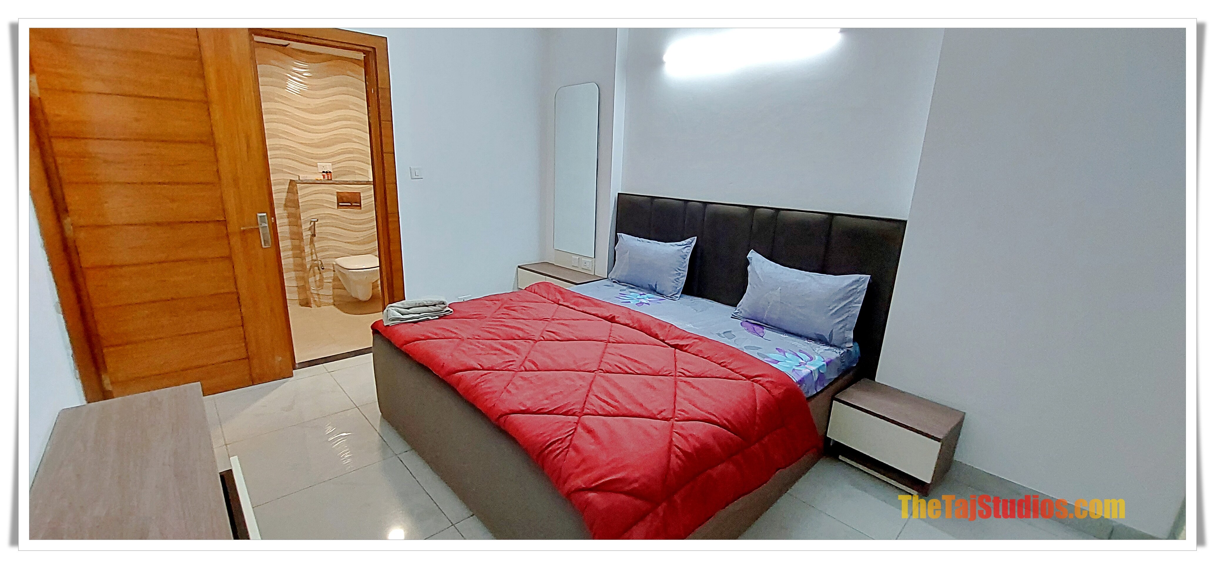 Big 2 BHK Fully Furnished Apartment at Central Noida by Taj Studios - Tap to explore photos