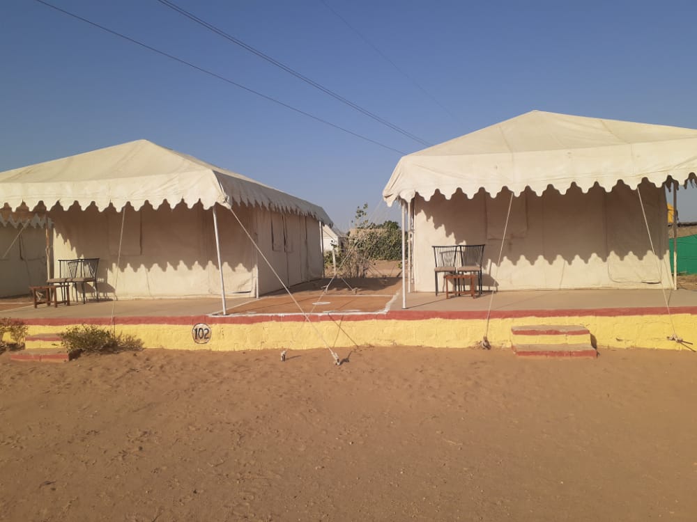 The Vivaan desert camp - Tap to explore photos